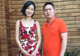 广州百达与明星合影